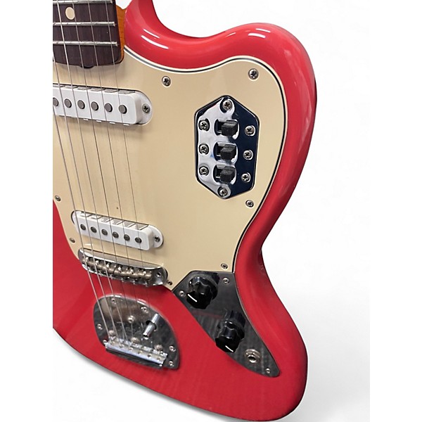 Used Fender Classic '60s Jaguar Fiesta Red Solid Body Electric Guitar