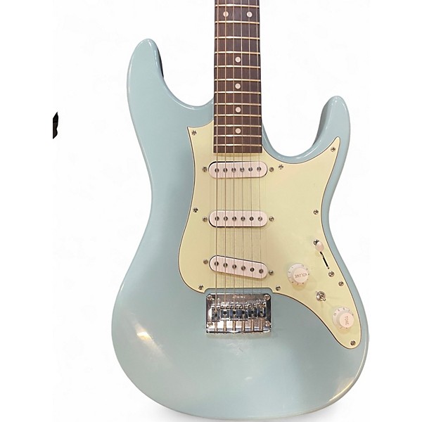 Used Ibanez AZ Essentials Daphne Blue Solid Body Electric Guitar
