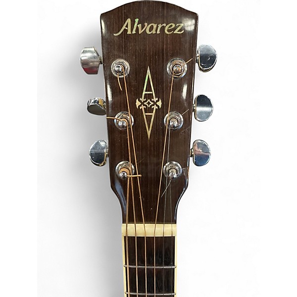 Used Alvarez AJ80CE Artist Series Jumbo Natural Acoustic Electric Guitar