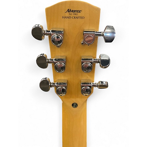 Used Alvarez AJ80CE Artist Series Jumbo Natural Acoustic Electric Guitar