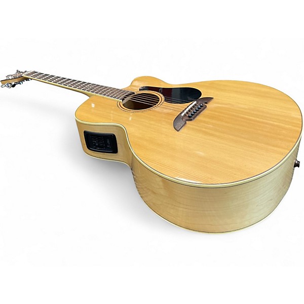 Used Alvarez AJ80CE Artist Series Jumbo Natural Acoustic Electric Guitar