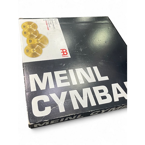 Used MEINL 14in HCS Hi Hat Crash Ride Set Cymbal