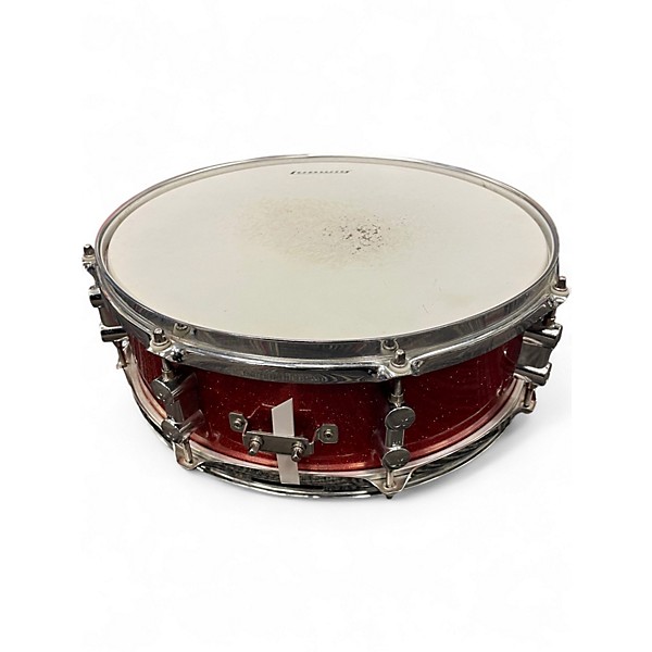 Used SONOR 14in Bop Series red sparkle Drum