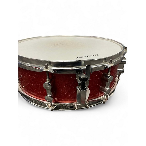 Used SONOR 14in Bop Series red sparkle Drum