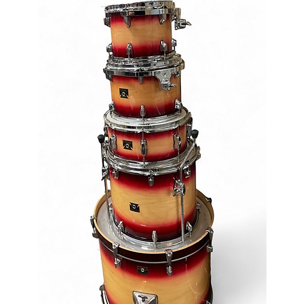 Used TAMA 5 Piece Superstar Classic Ruby Fade Drum Kit
