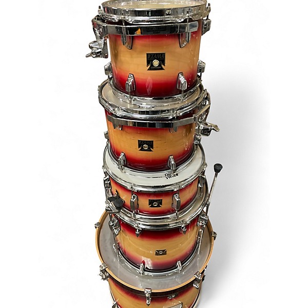 Used TAMA 5 Piece Superstar Classic Ruby Fade Drum Kit
