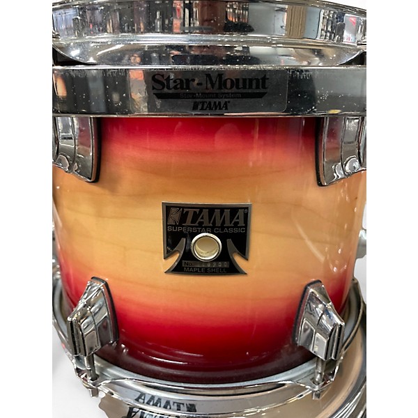 Used TAMA 5 Piece Superstar Classic Ruby Fade Drum Kit