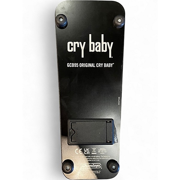 Used Dunlop GCB95 Original Crybaby Wah Effect Pedal