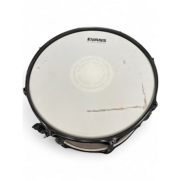 Used TAMA 14X8 Woodworks Natural Zebrawood Wrap Drum