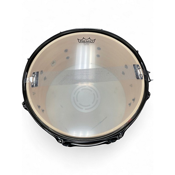 Used TAMA 14X8 Woodworks Natural Zebrawood Wrap Drum