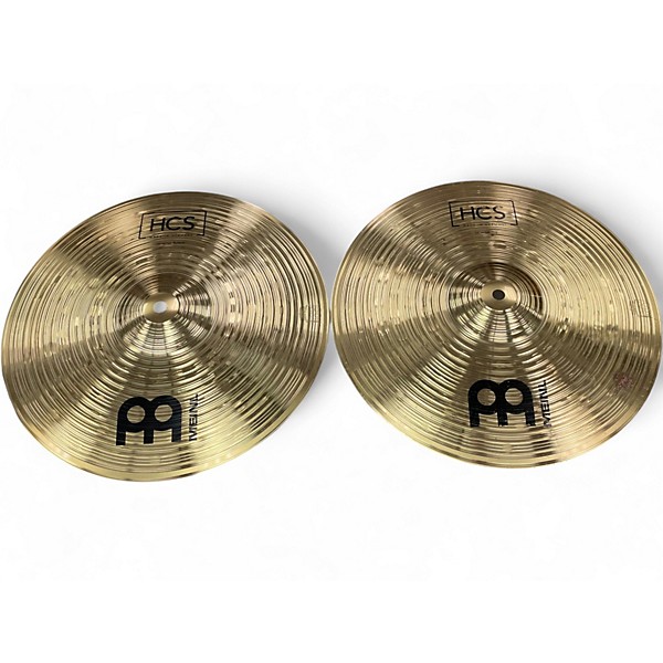 Used MEINL 14in HCS Hi Hat Pair Cymbal