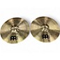Used MEINL 14in HCS Hi Hat Pair Cymbal thumbnail