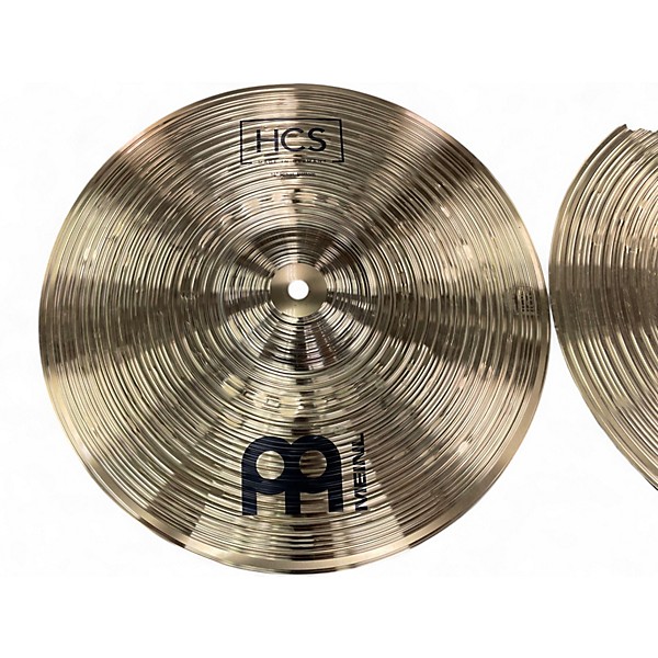 Used MEINL 14in HCS Hi Hat Pair Cymbal