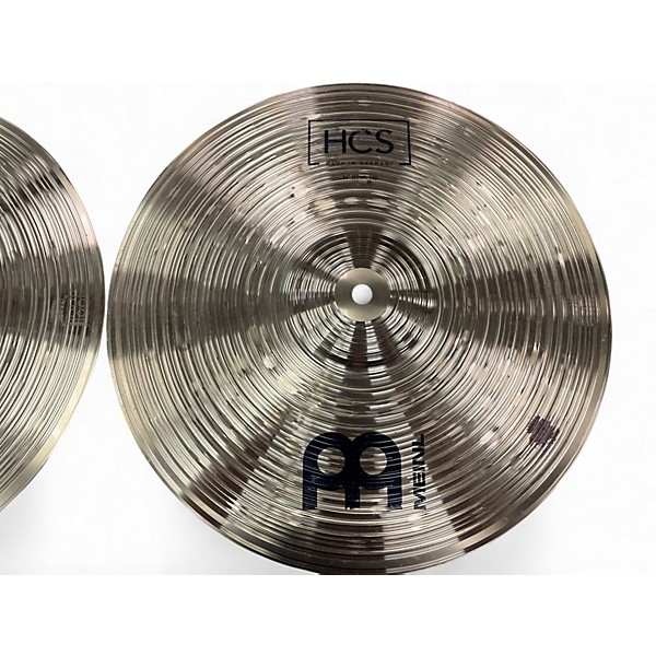 Used MEINL 14in HCS Hi Hat Pair Cymbal