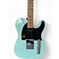 Used Fender Road Worn Player Telecaster Surf Green Solid Body Electric Guitar