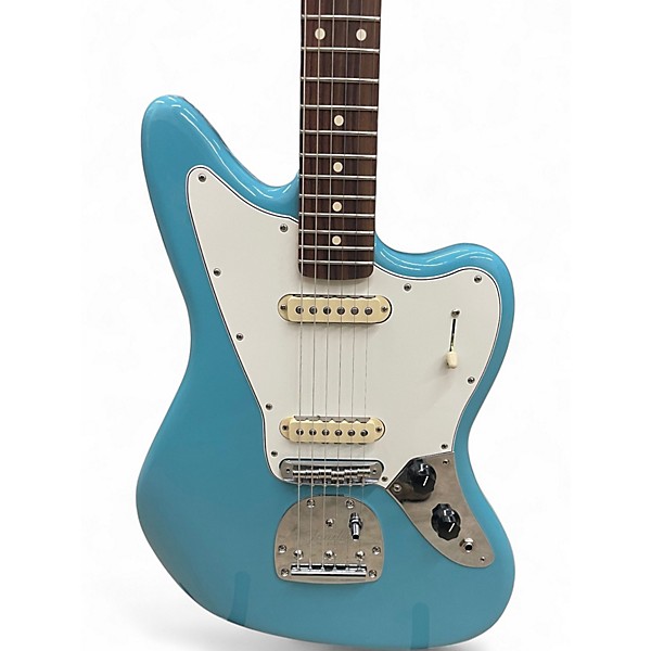 Used Fender Player II Jaguar Aqua Burst Solid Body Electric Guitar