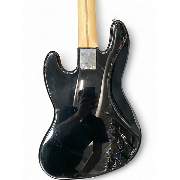 Used 2008 Fender Standard Jazz Bass BLACK Electric Bass Guitar