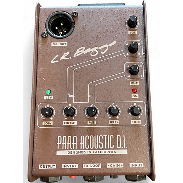 Used LR Baggs Para Acoustic DI Direct Box Pre With EQ Direct Box