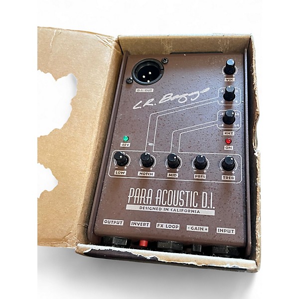 Used LR Baggs Para Acoustic DI Direct Box Pre With EQ Direct Box