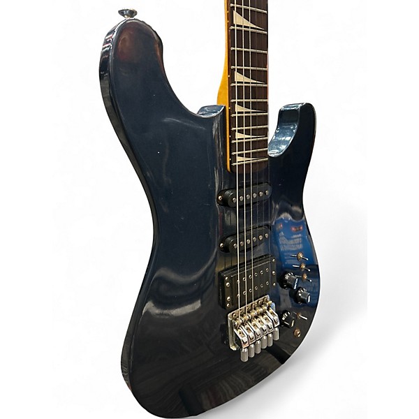 Used Hondo FAME SERIES 763 BLUE SPARKLE Solid Body Electric Guitar
