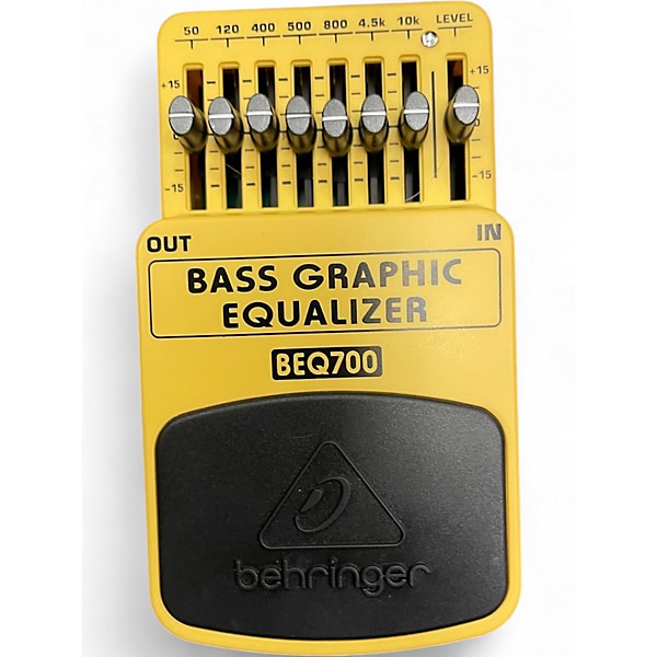 Used Behringer bass graphic equalizer Pedal