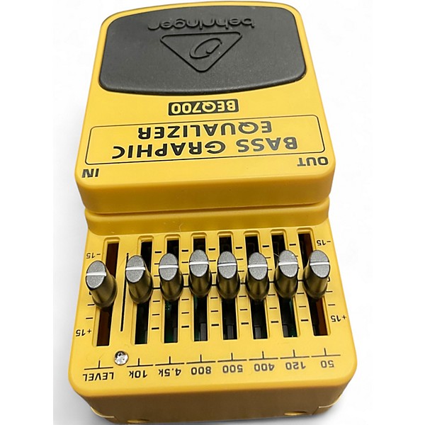 Used Behringer bass graphic equalizer Pedal