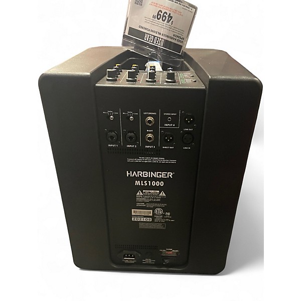 Used Harbinger MLS1000 Powered Speaker