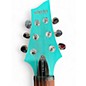 Used Schecter Guitar Research C-6 DELUXE AQUA Solid Body Electric Guitar