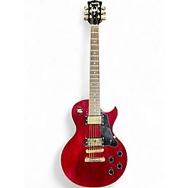 Used Austin Single Cutaway LP Style Wine Red Solid Body Electric Guitar