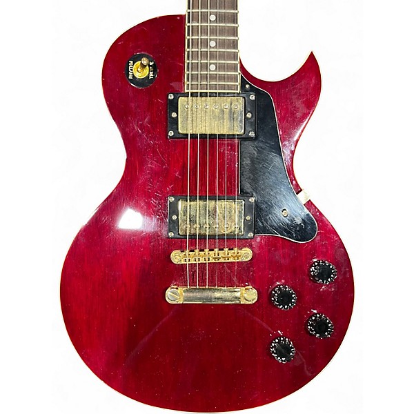 Used Austin Single Cutaway LP Style Wine Red Solid Body Electric Guitar