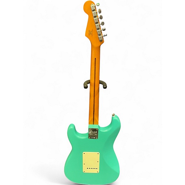 Used Squier 40th Anniversary Stratocaster Seafoam Green Solid Body Electric Guitar