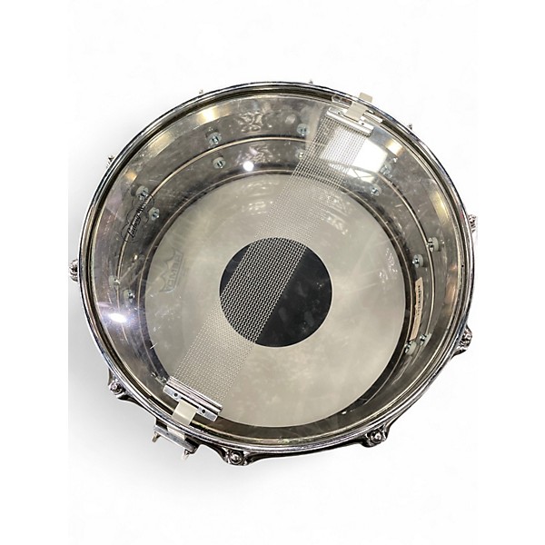Used Ludwig 14in Hand-Hammered Black Beauty Snare Chrome Drum