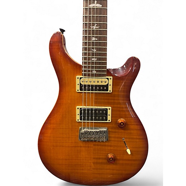 Used PRS Se Custom 24 7 String Sunburst Solid Body Electric Guitar