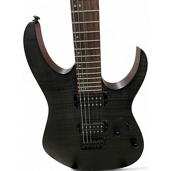 Used Ibanez RG6003FM Trans Black Solid Body Electric Guitar