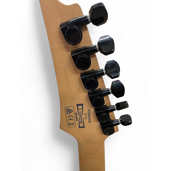 Used Ibanez RG6003FM Trans Black Solid Body Electric Guitar