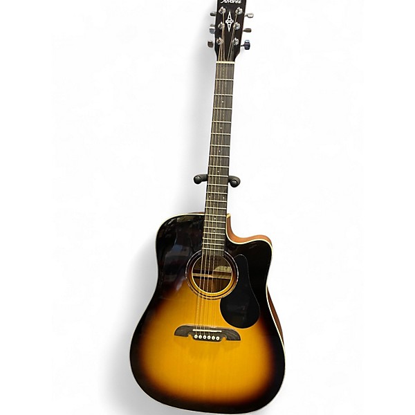 Used Alvarez rd26ce 2 Color Sunburst Acoustic Electric Guitar