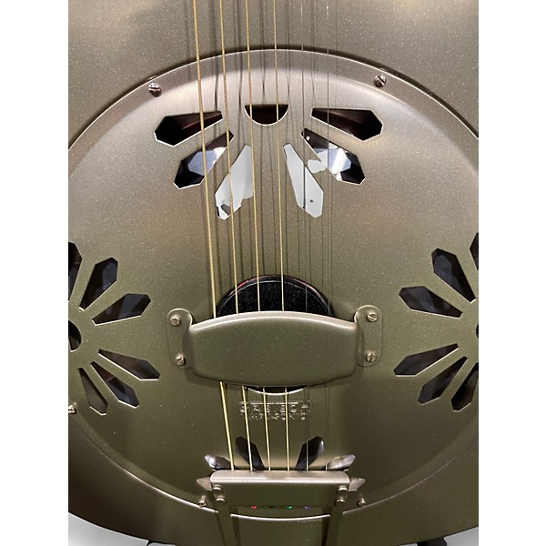 Used Gretsch Guitars Honey Dipper Chrome Resonator Guitar