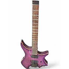 Used Grote HEADLESS PURPLE Solid Body Electric Guitar