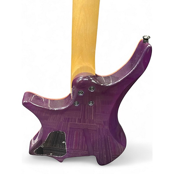 Used Grote HEADLESS PURPLE Solid Body Electric Guitar