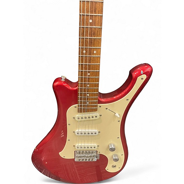 Used Yamaha EVG103C Flying Samuri red Solid Body Electric Guitar