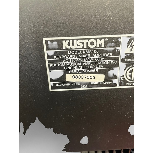 Used Kustom PA KMA100 Powered Speaker
