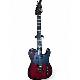 Used Suhr Custom T trans red burst Solid Body Electric Guitar
