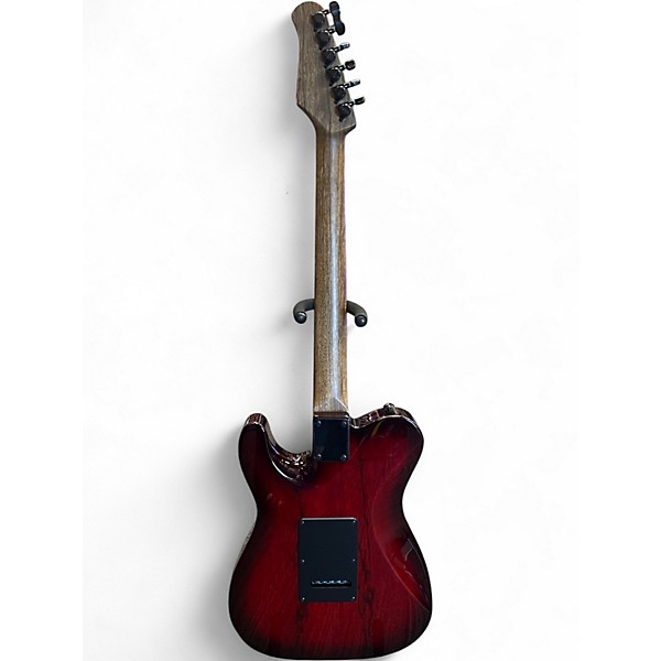 Used Suhr Custom T trans red burst Solid Body Electric Guitar