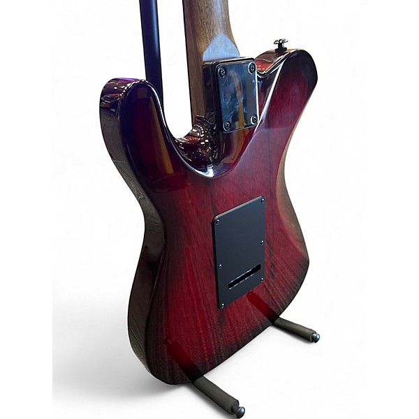 Used Suhr Custom T trans red burst Solid Body Electric Guitar