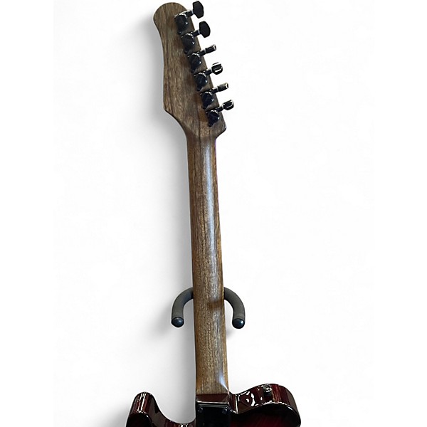 Used Suhr Custom T trans red burst Solid Body Electric Guitar