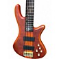 Used Schecter Guitar Research Stiletto Studio 5 String Honey Satin Electric Bass Guitar
