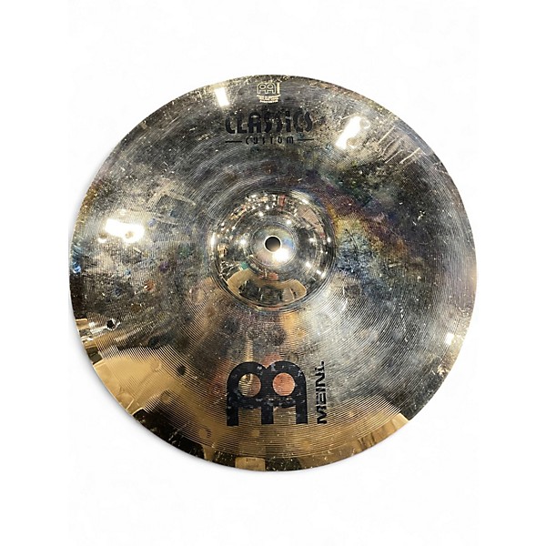 Used MEINL 14in Classic Custom Medium Hi Hat Pair Cymbal