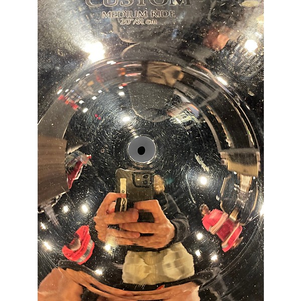 Used Zildjian 20in A Custom Medium Ride Cymbal