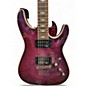 Used Schecter DIAMOND OMEN EXTREME Quilted Magenta Solid Body Electric Guitar thumbnail