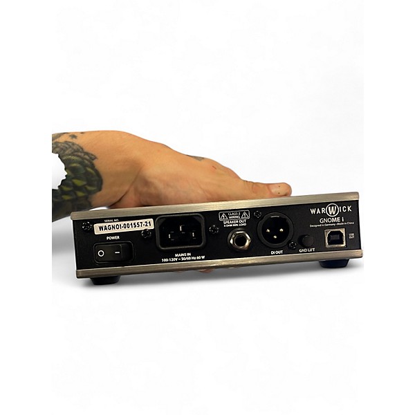 Used Warwick GNOME i 200 watt digital pocket amp  Bass Amp Head